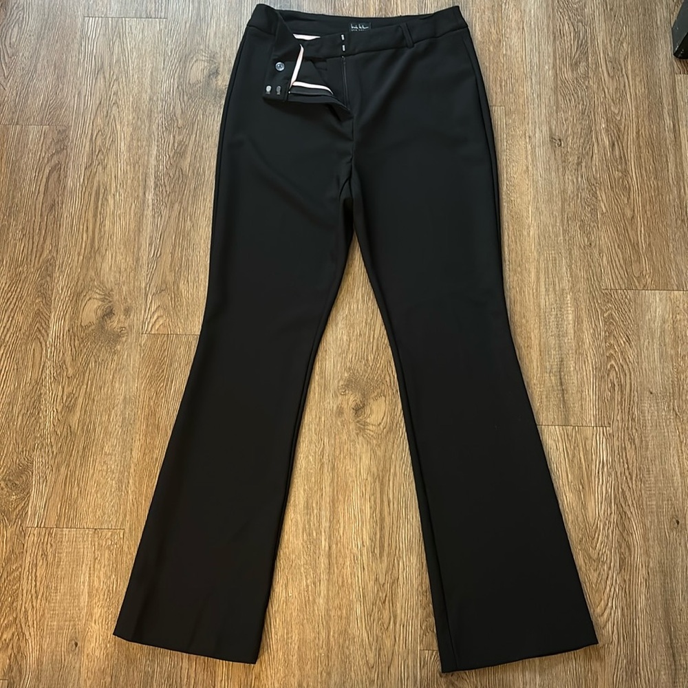 Nicole Miller New York Black Bootcut Dress Pant Size 10
